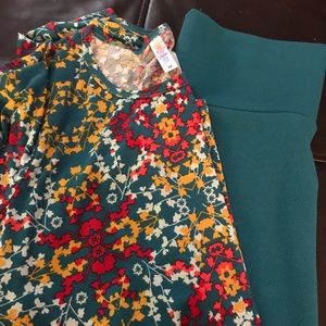 Lularoe Classic/Azure outfit